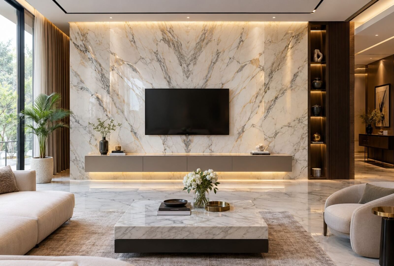 Luxury Marble Ideas for TV Walls & Feature Walls