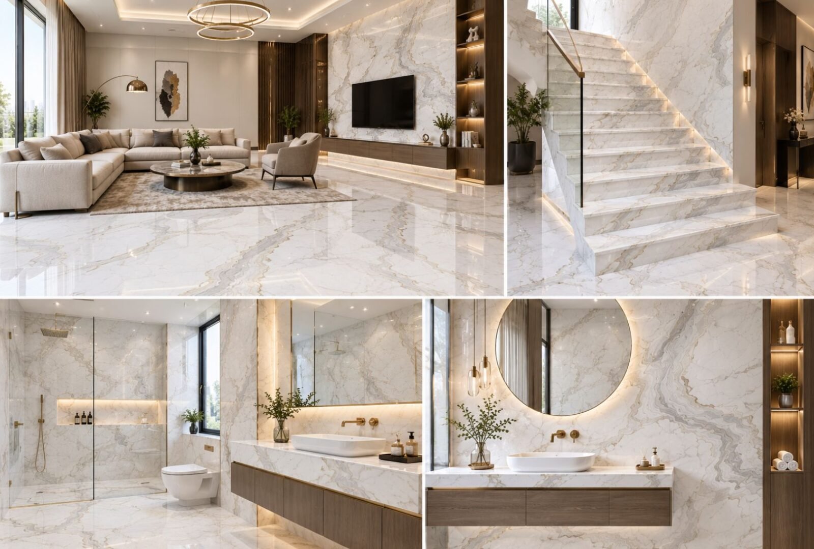 Volakas Marble: Features, Uses & Interior Design Ideas